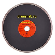 Диск алмазный отрезной сплошной 230x22.23x2.3x5 по керамике, плитке для УШМ болгарки