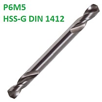 Сверла двухсторонние по металлу HSS-G DIN 1412
