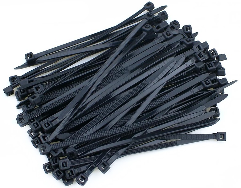 Хомут стяжка черный кабельные стяжки длиной 60-1020 мм и шириной 6-12 .