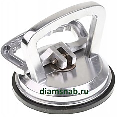 Стеклодомкрат одинарный алюминиевый грузоподъемность 50 кг диаметр 125 мм