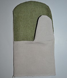 Утепленные рукавицы хб двунитка пл.220 с ватином с брезентовым наладонником