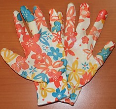 Нейлоновые перчатки 13 класс вязки с нитрильным обливом ЛЮКС САДОВЫЕ