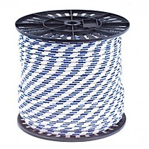 Шнур плетёный полиамидный с цветной вставкой Ø 8-14 мм на катушке